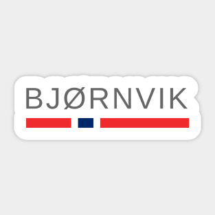 Bjørnvik Norway Sticker